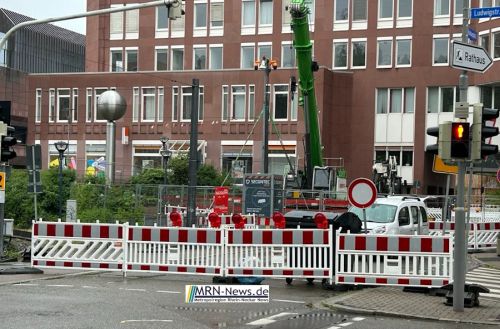 Ludwigshafen – Verkehrseinschränkungen wegen Gleisarbeiten am Ludwigsplatz