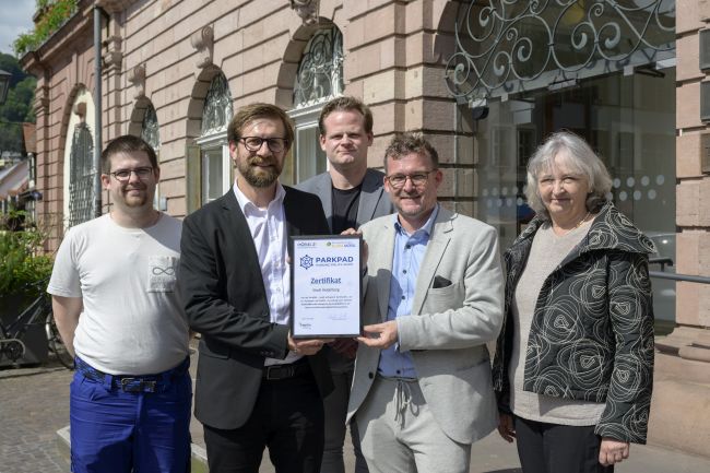 Heidelberg – Stadt schließt ParkPAD-Verfahren für strategische Parkraumpolitik erfolgreich ab! Zertifizierung bietet Basis für weiteres Vorgehen